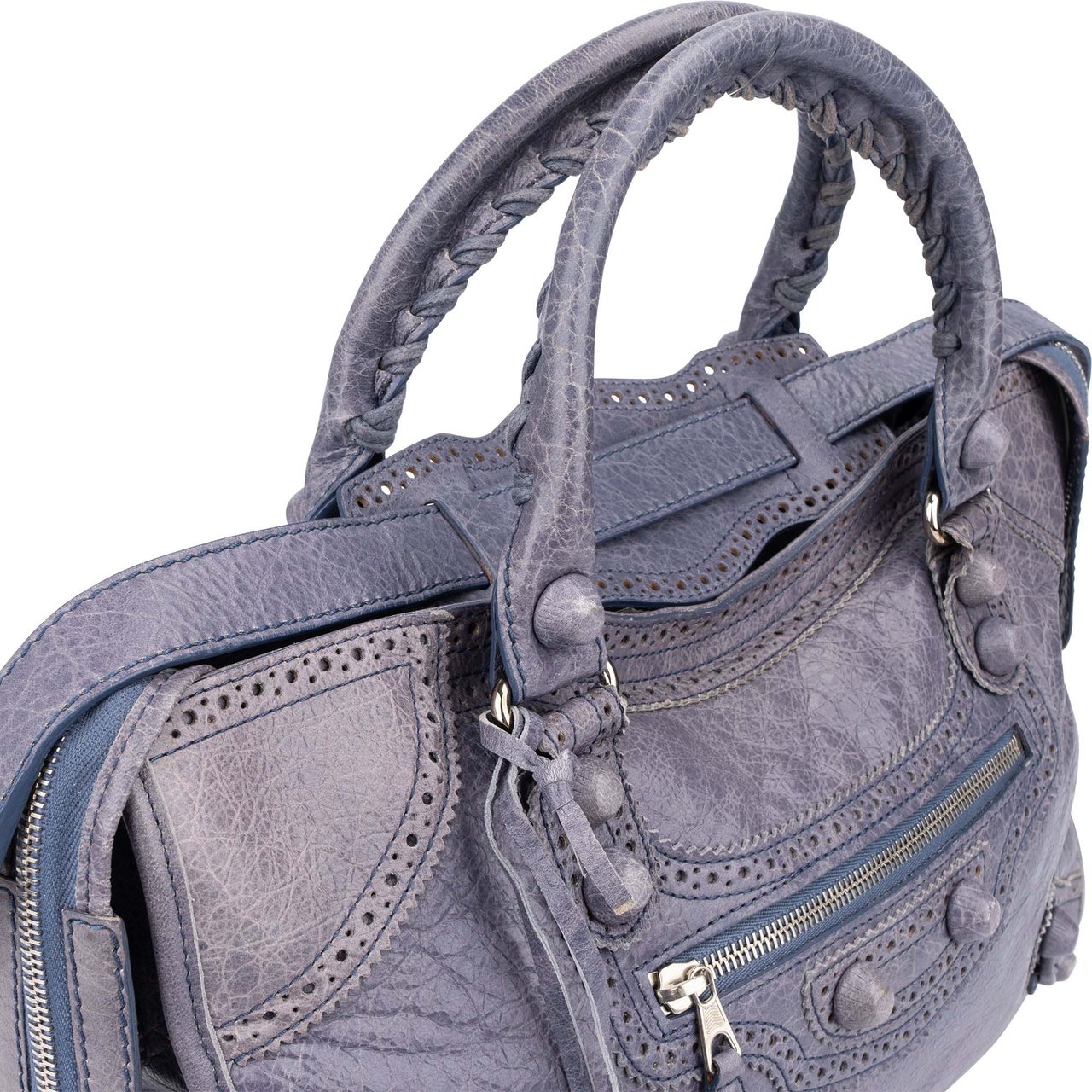 Balenciaga Balenciaga Classic Lilac Leather City Handbag Paars