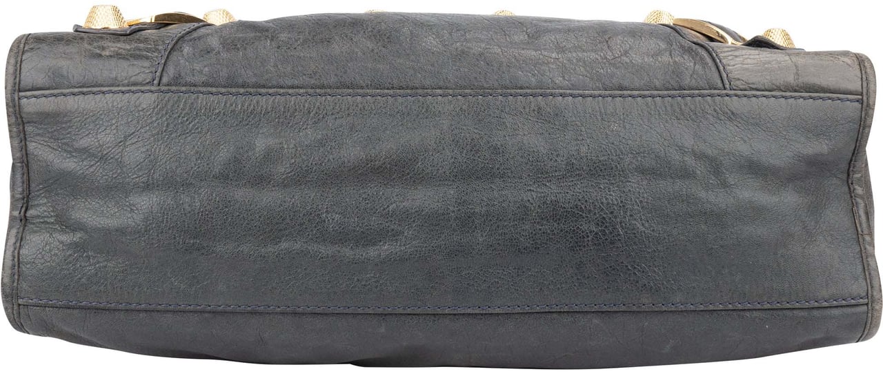 Balenciaga Balenciaga Grey Leather Classic City Handbag Divers