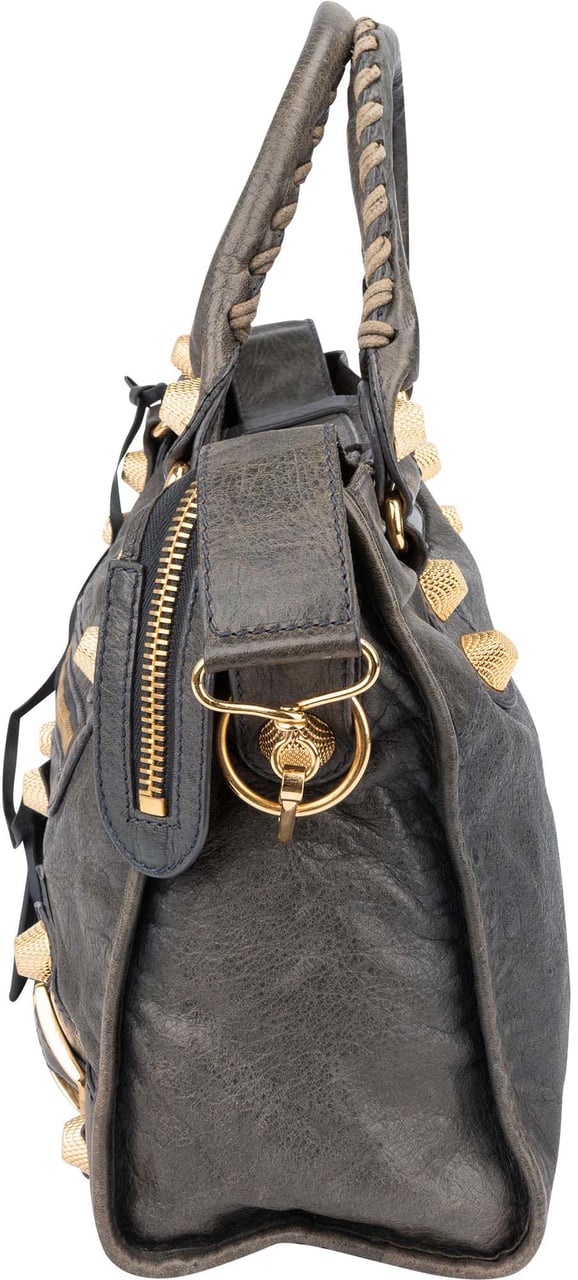 Balenciaga Balenciaga Grey Leather Classic City Handbag Divers