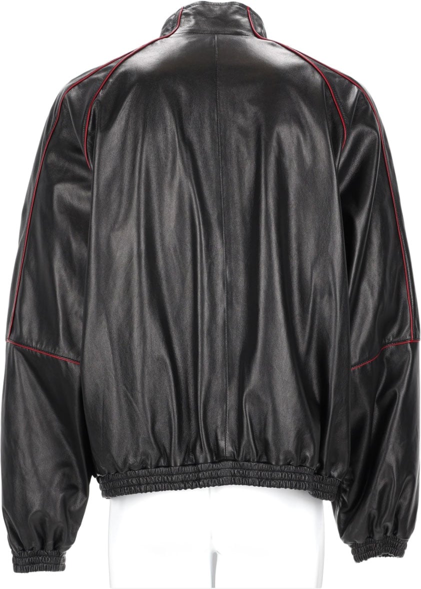 Balenciaga GIACCA DA TUTA IN PELLE Zwart