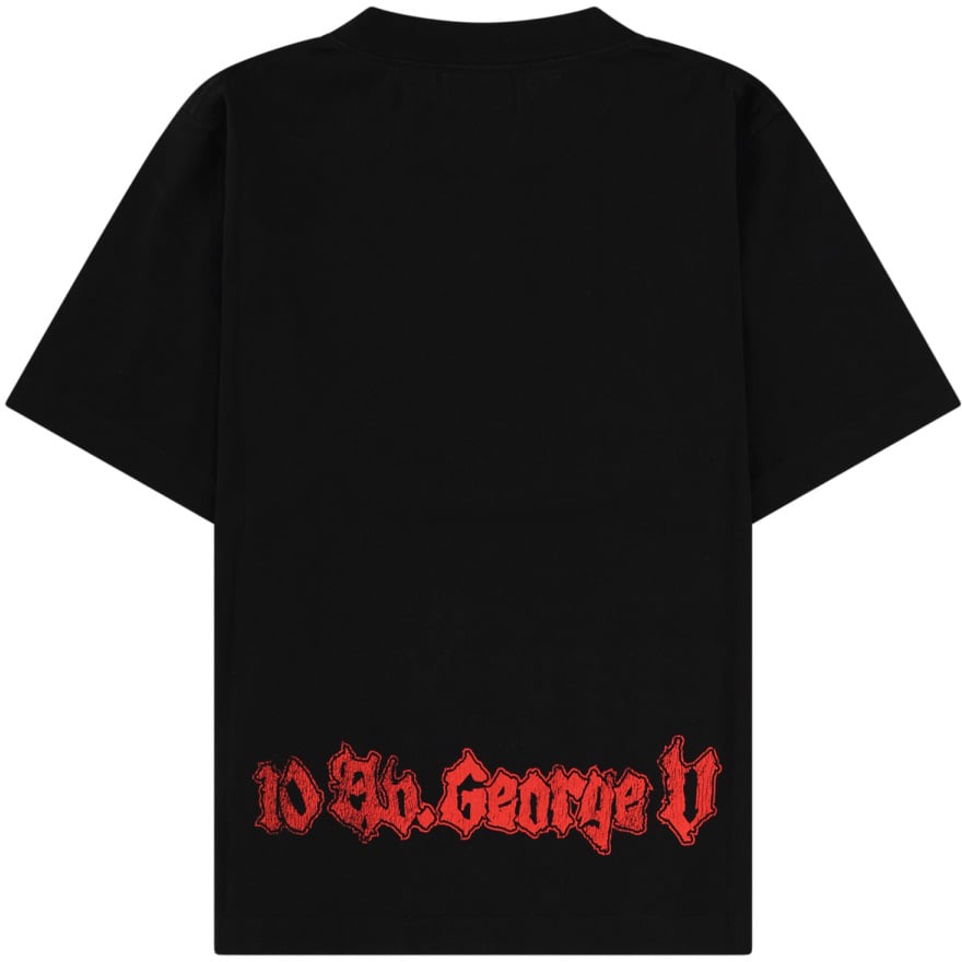 Balenciaga T-SHIRT CON LOGO Zwart