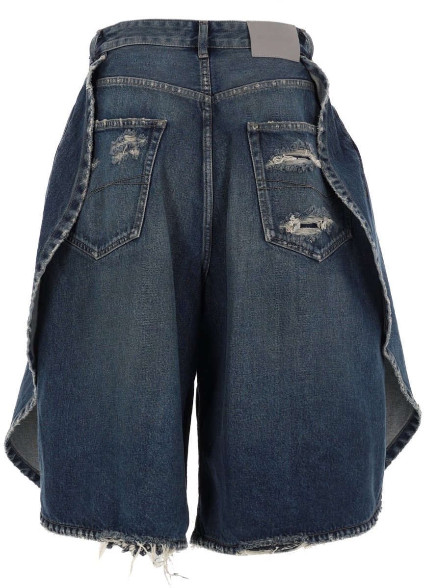 Balenciaga SHORTS "TULIPE" Blauw