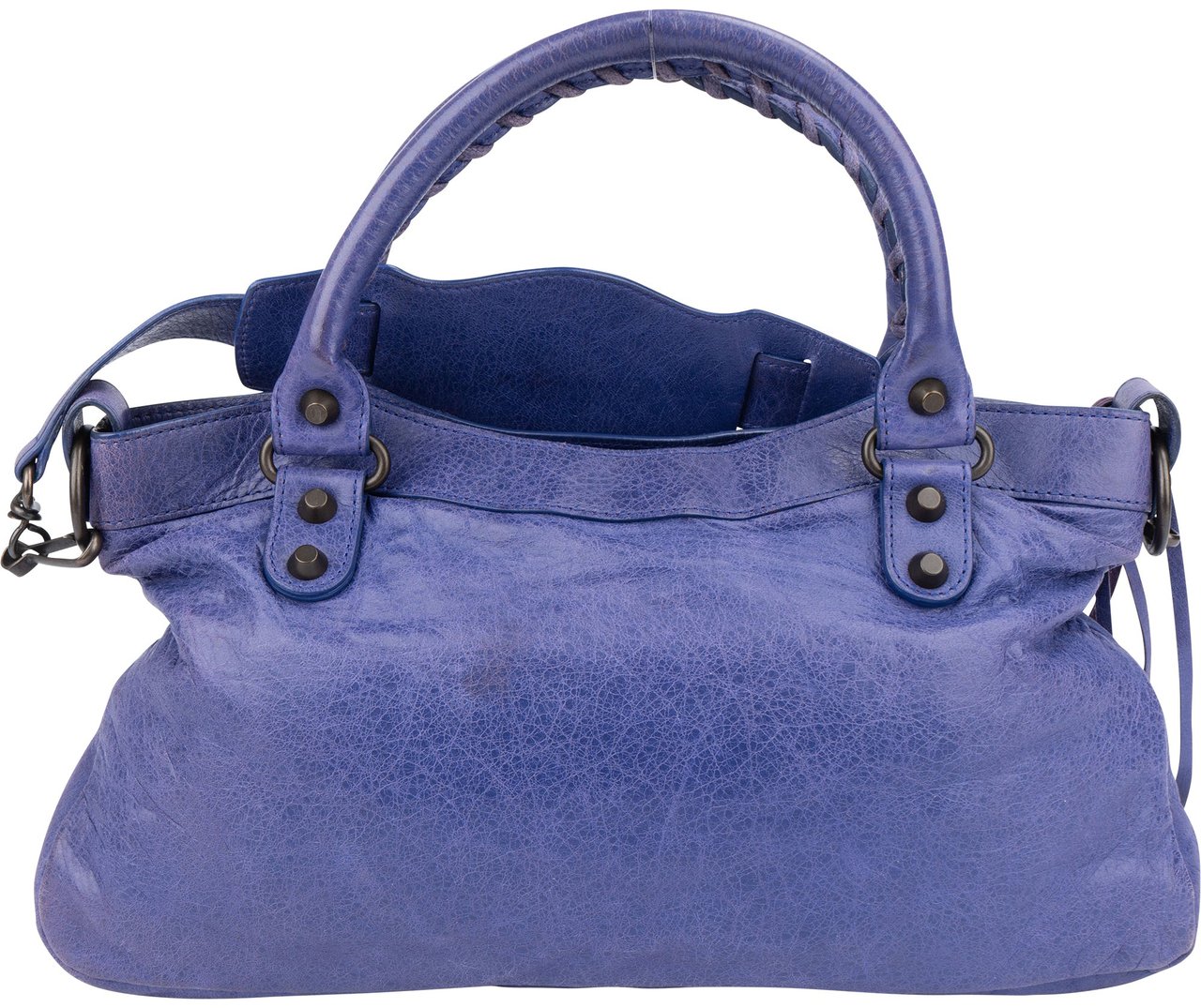 Balenciaga Balenciaga Leather Classic City Handbag Paars