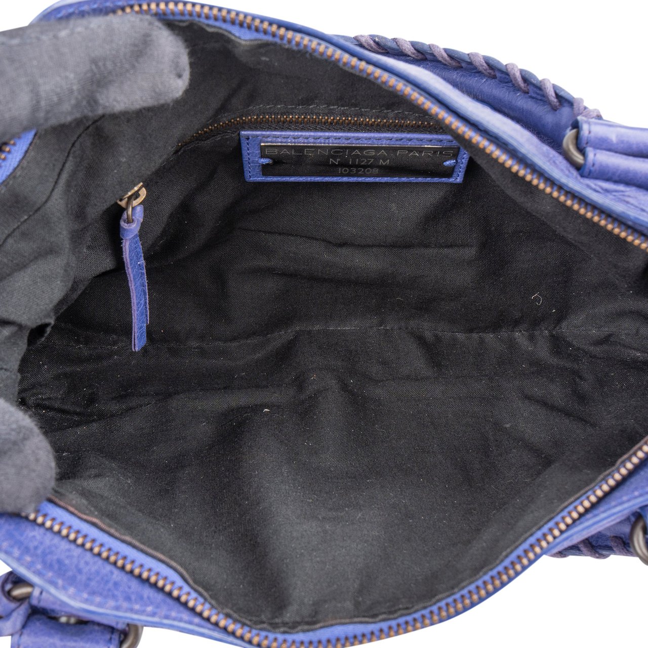 Balenciaga Balenciaga Leather Classic City Handbag Paars