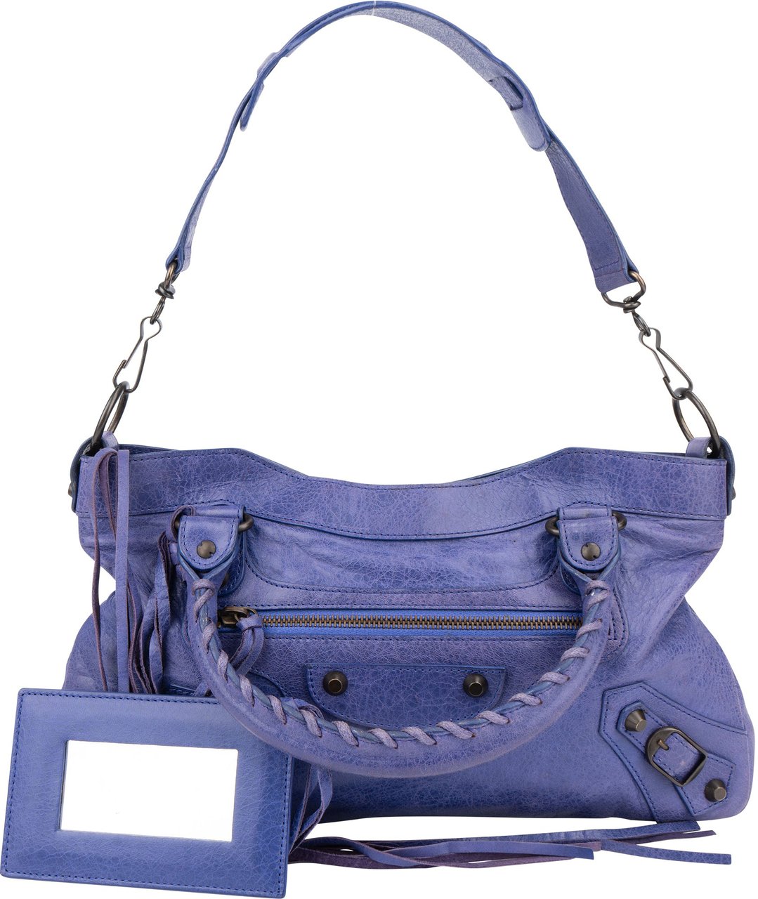 Balenciaga Balenciaga Leather Classic City Handbag Paars