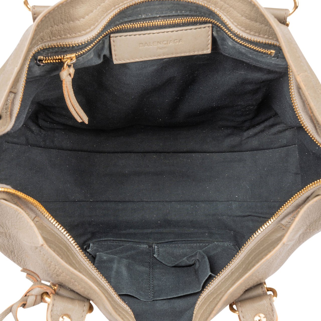Balenciaga Balenciaga Taupe Leather City Handbag Divers
