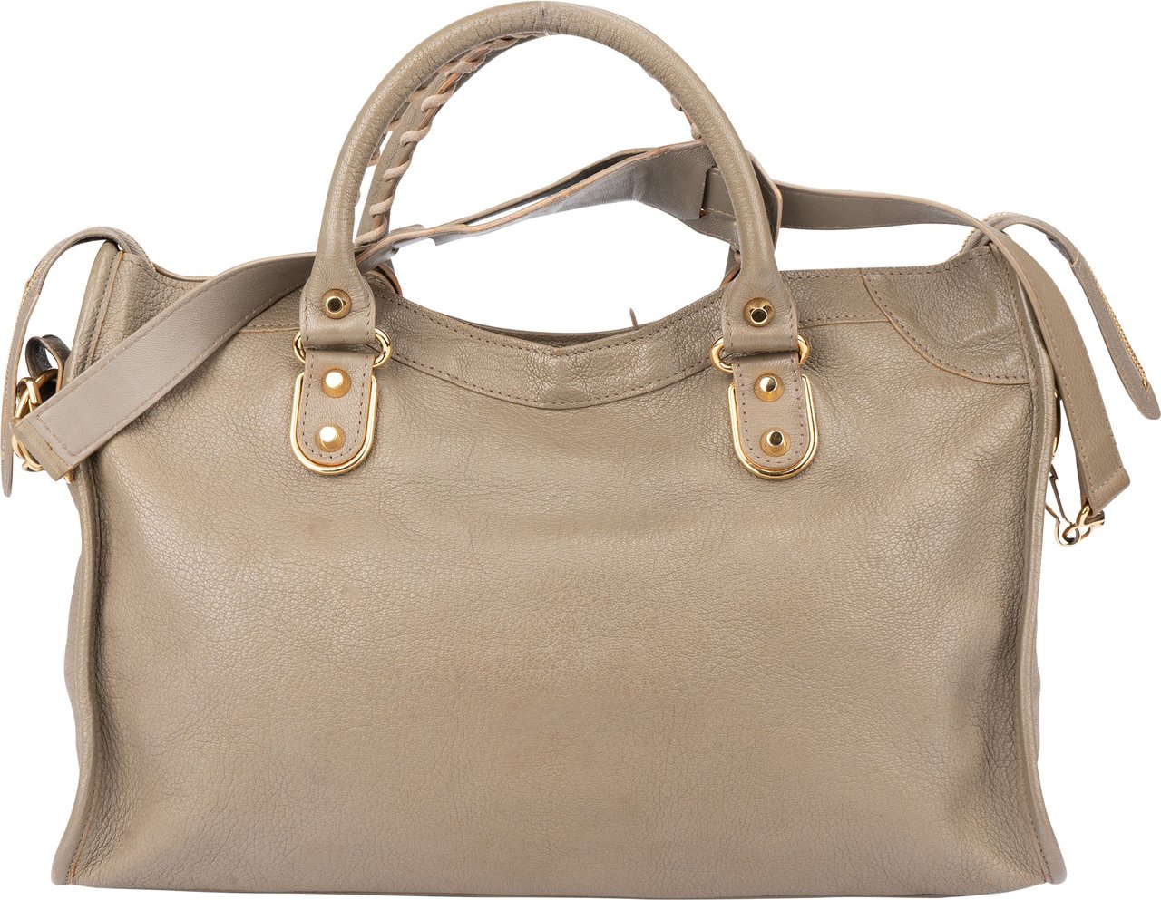 Balenciaga Balenciaga Taupe Leather City Handbag Divers