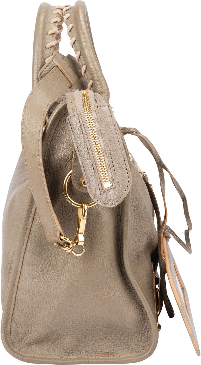 Balenciaga Balenciaga Taupe Leather City Handbag Divers