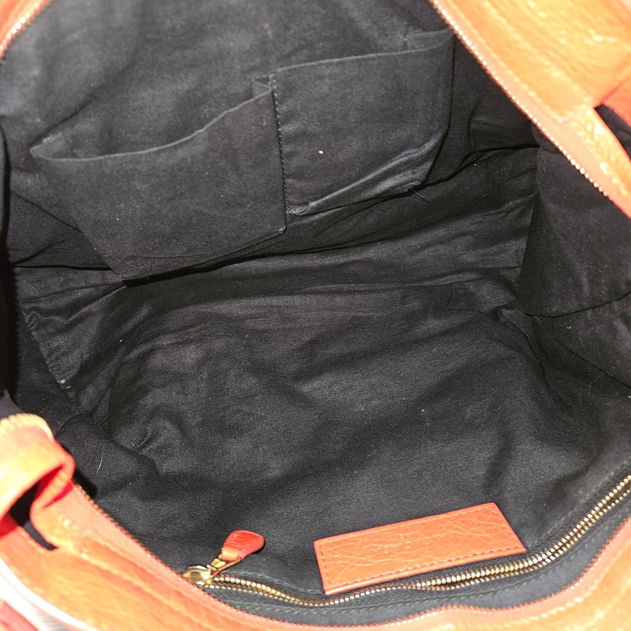 Balenciaga Balenciaga Fire Leather City Handbag Rood