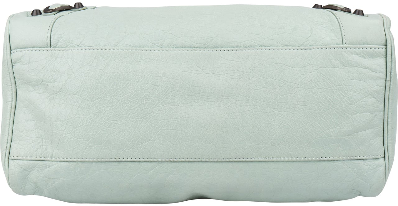 Balenciaga Balenciaga Classic Leather City Handbag Blauw