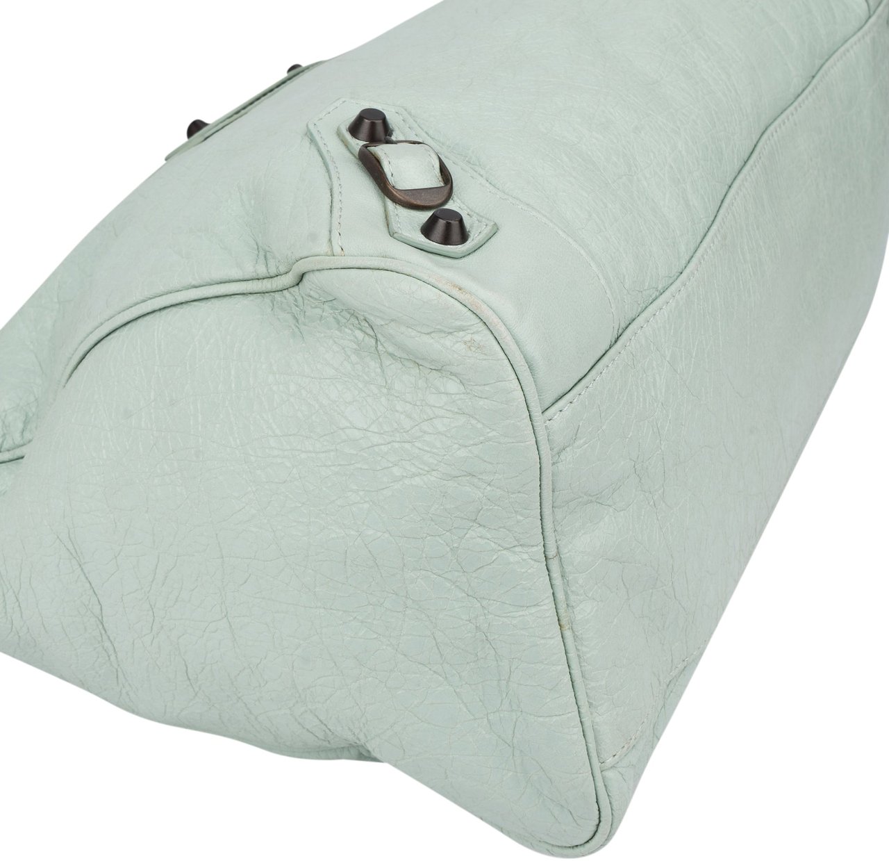 Balenciaga Balenciaga Classic Leather City Handbag Blauw