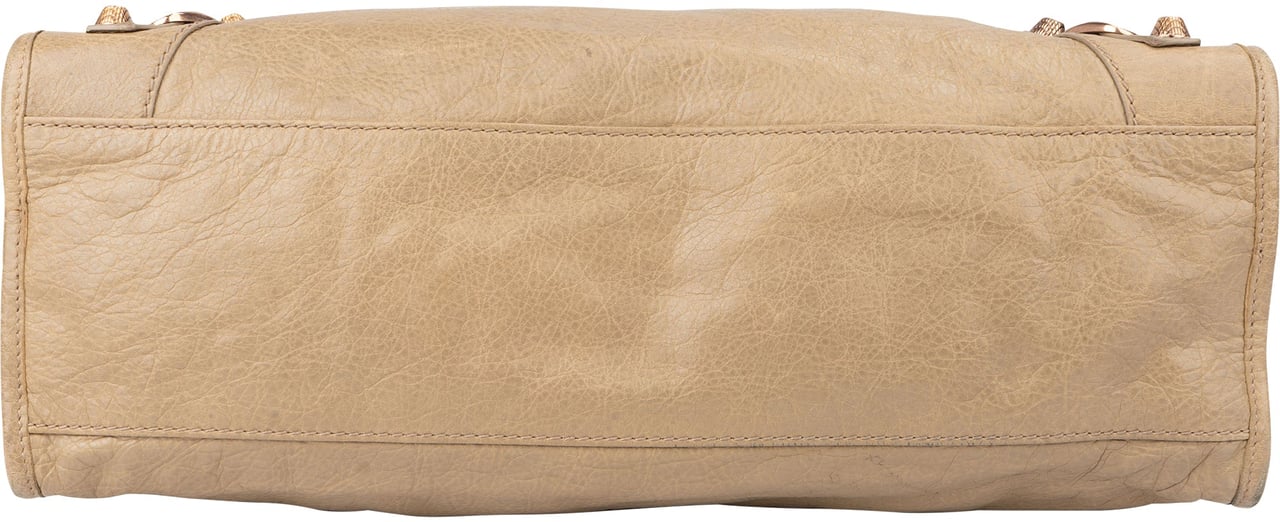 Balenciaga Balenciaga Classic Leather City Handbag Beige