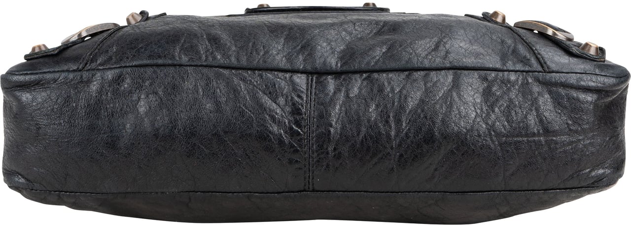 Balenciaga Balenciaga Classic Leather First City Handbag Zwart