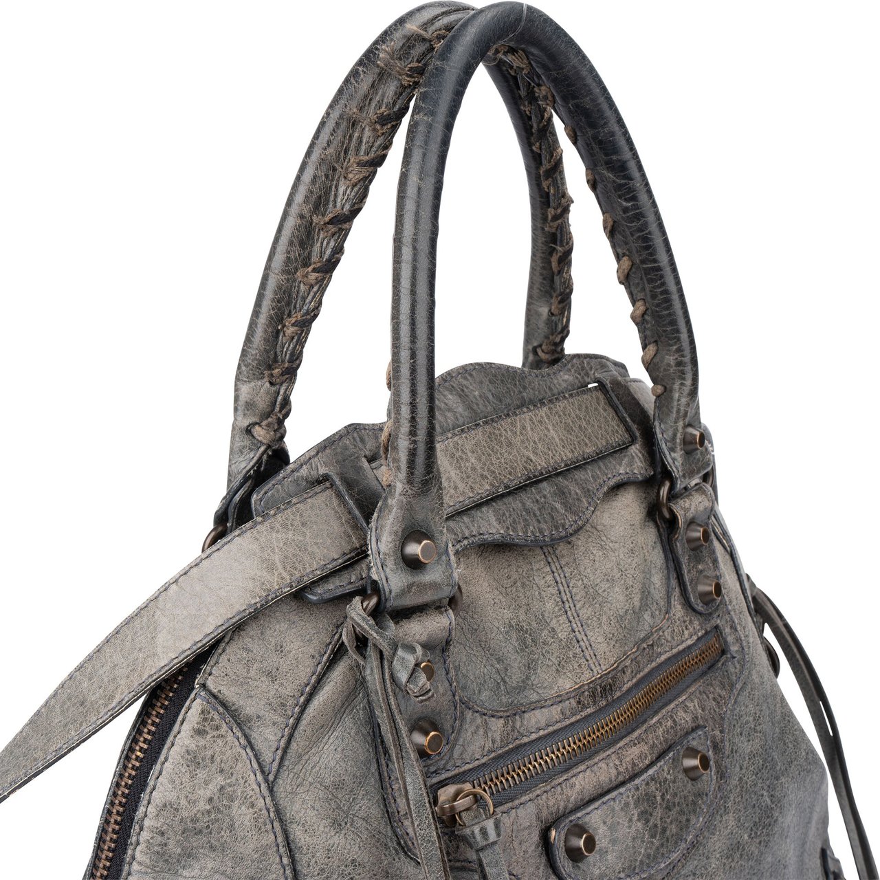 Balenciaga Balenciaga Leather City Handbag Divers