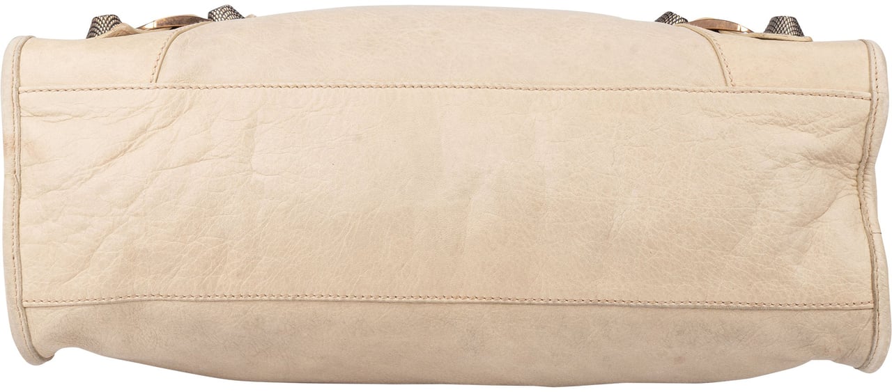 Balenciaga Balenciaga Classic Leather City Handbag Beige