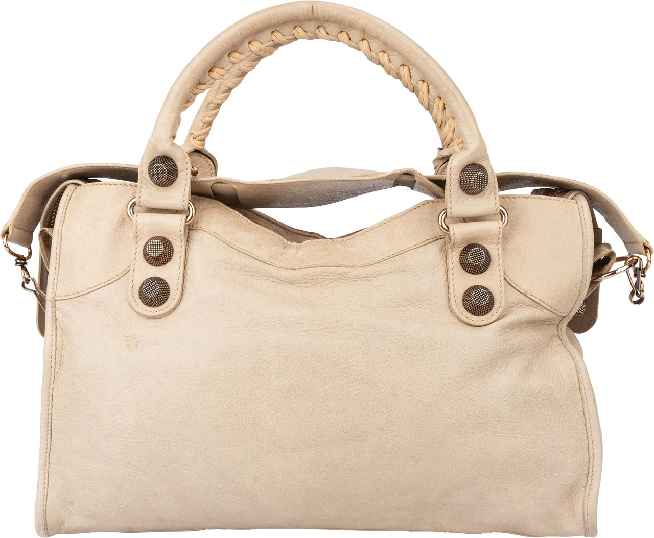Balenciaga Balenciaga Classic Leather City Handbag Beige