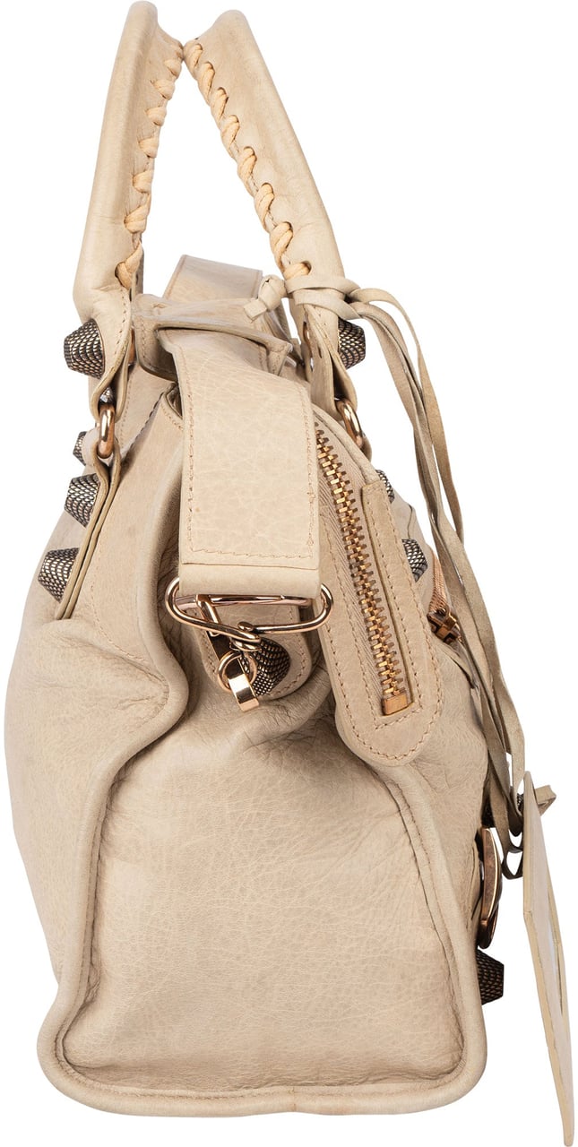 Balenciaga Balenciaga Classic Leather City Handbag Beige