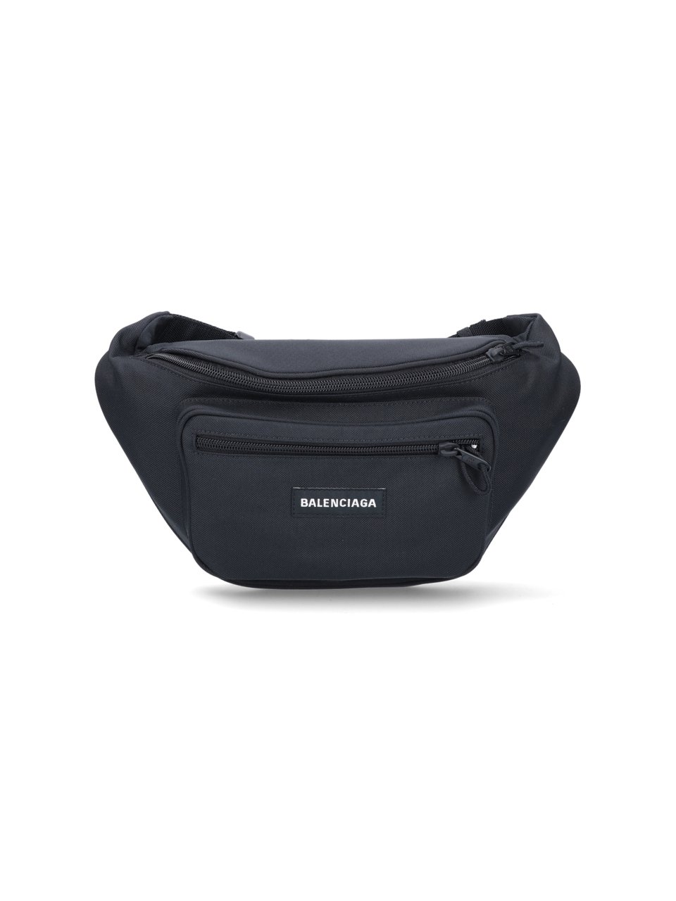 Balenciaga Black Explorer Streamlined Belt Bag Zwart