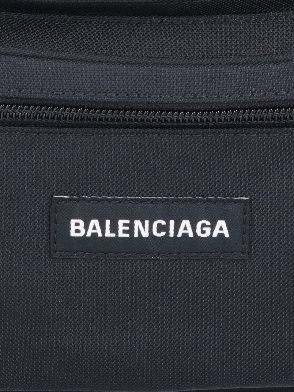 Balenciaga Black Explorer Streamlined Belt Bag Zwart