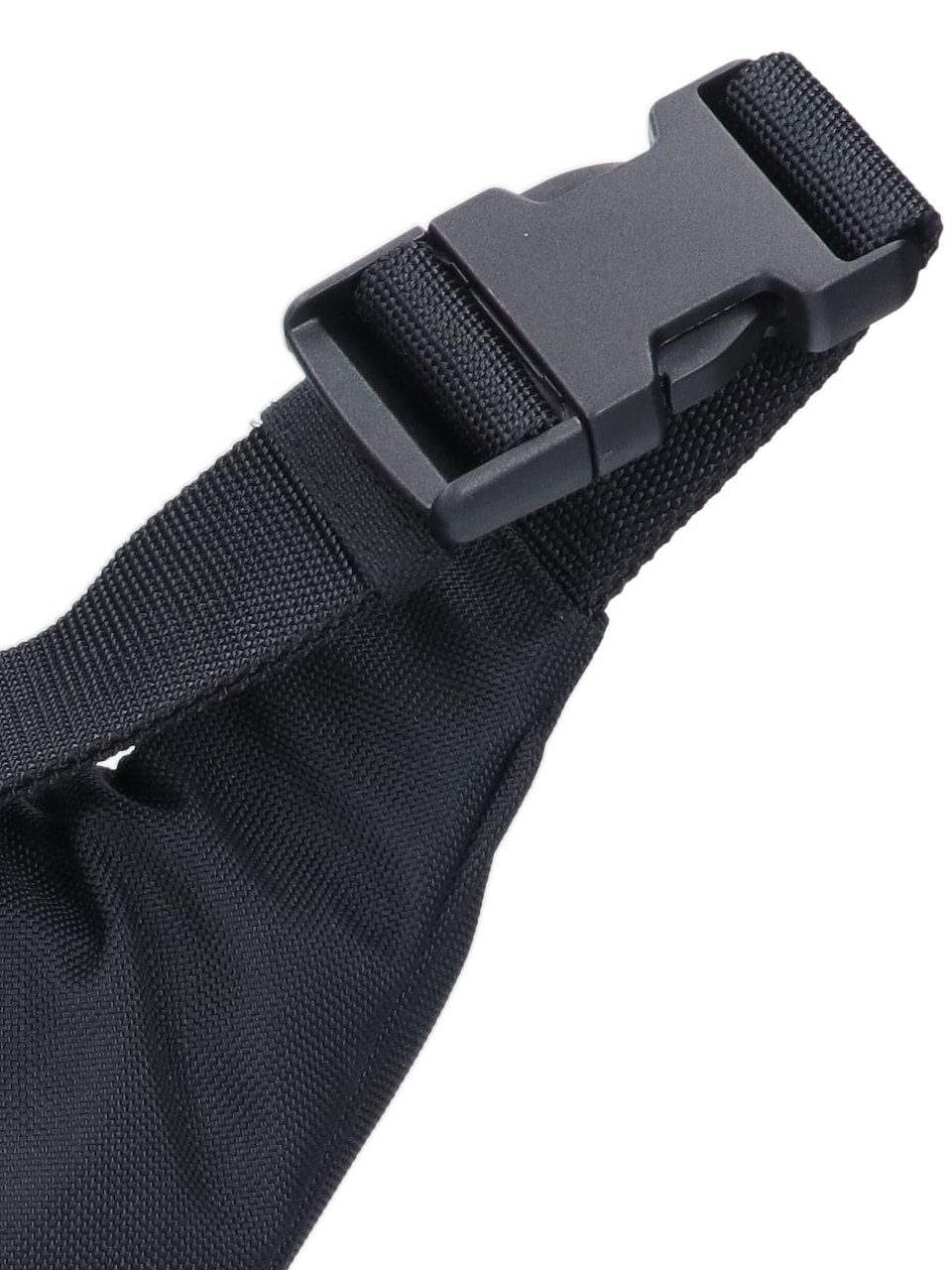 Balenciaga Black Explorer Streamlined Belt Bag Zwart