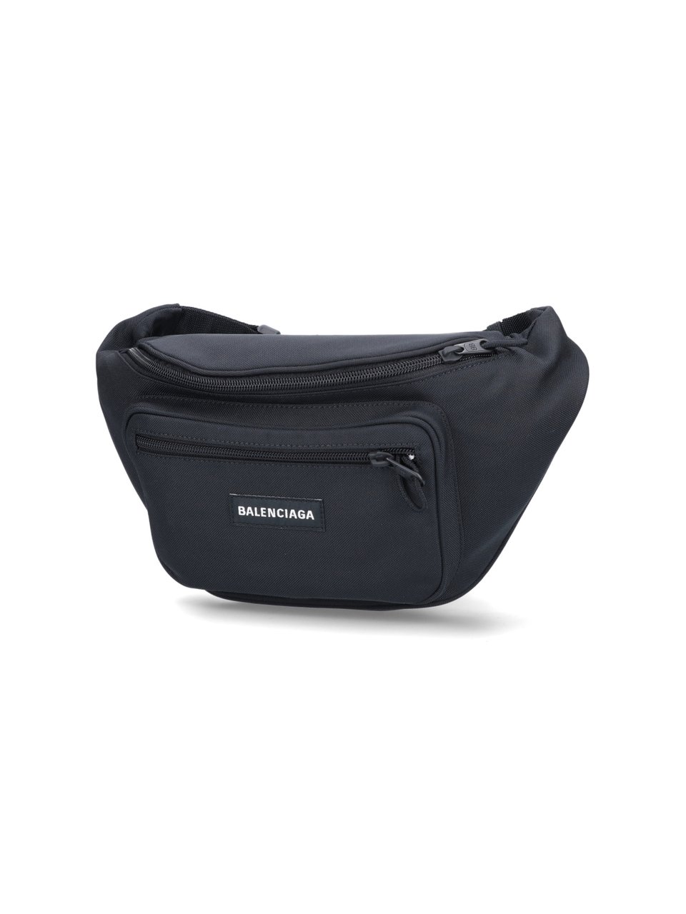Balenciaga Black Explorer Streamlined Belt Bag Zwart