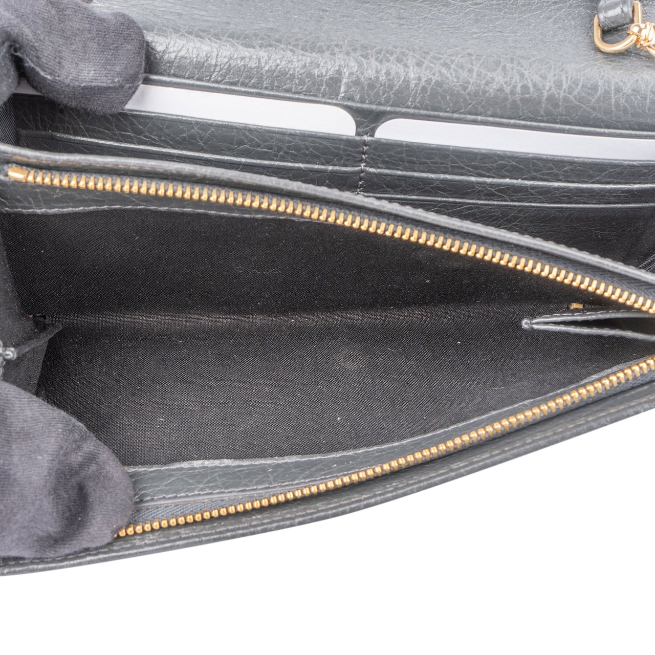 Balenciaga Balenciaga Grey Leather Wallet Handbag Divers
