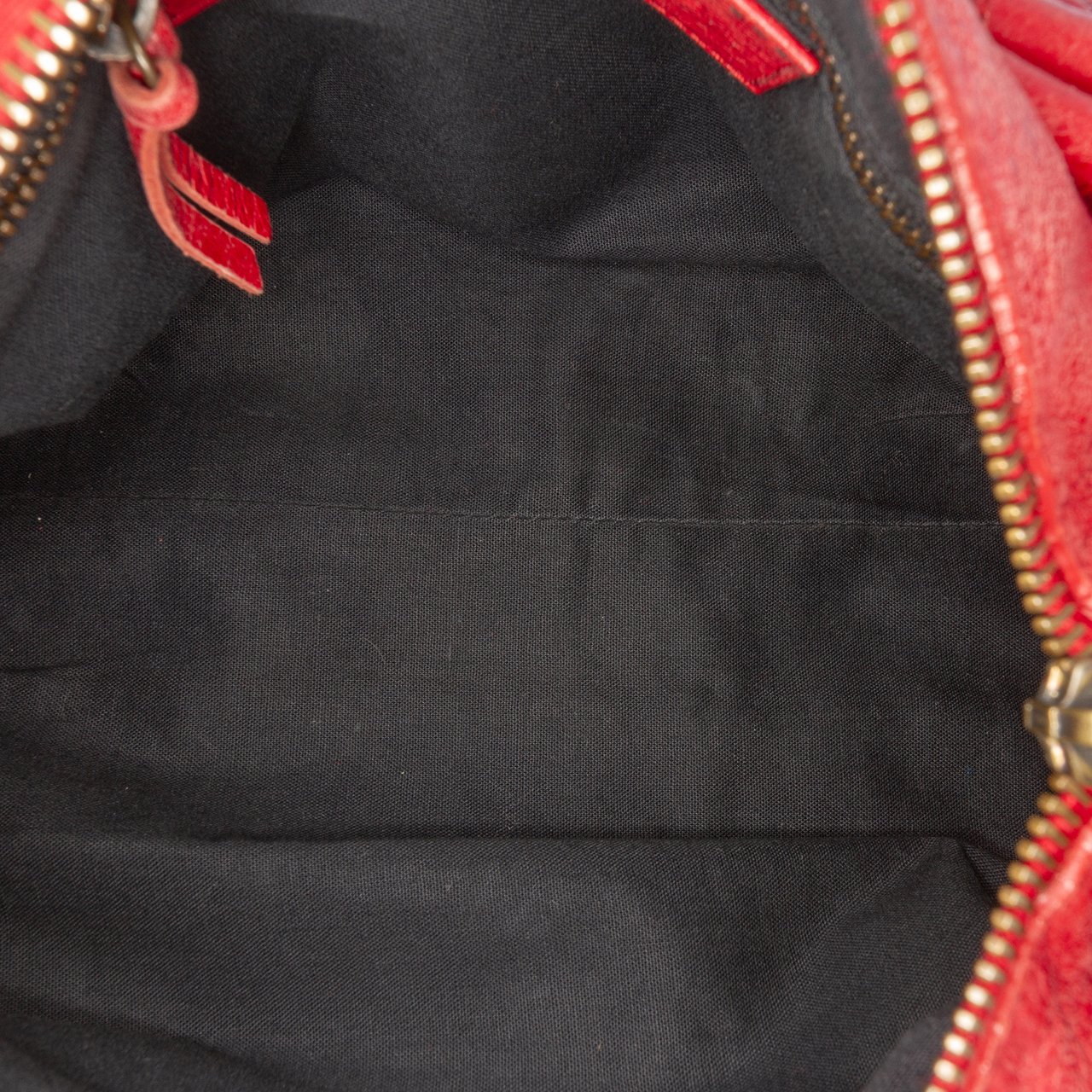 Balenciaga Mini Lambskin Motocross Twiggy Satchel Rood