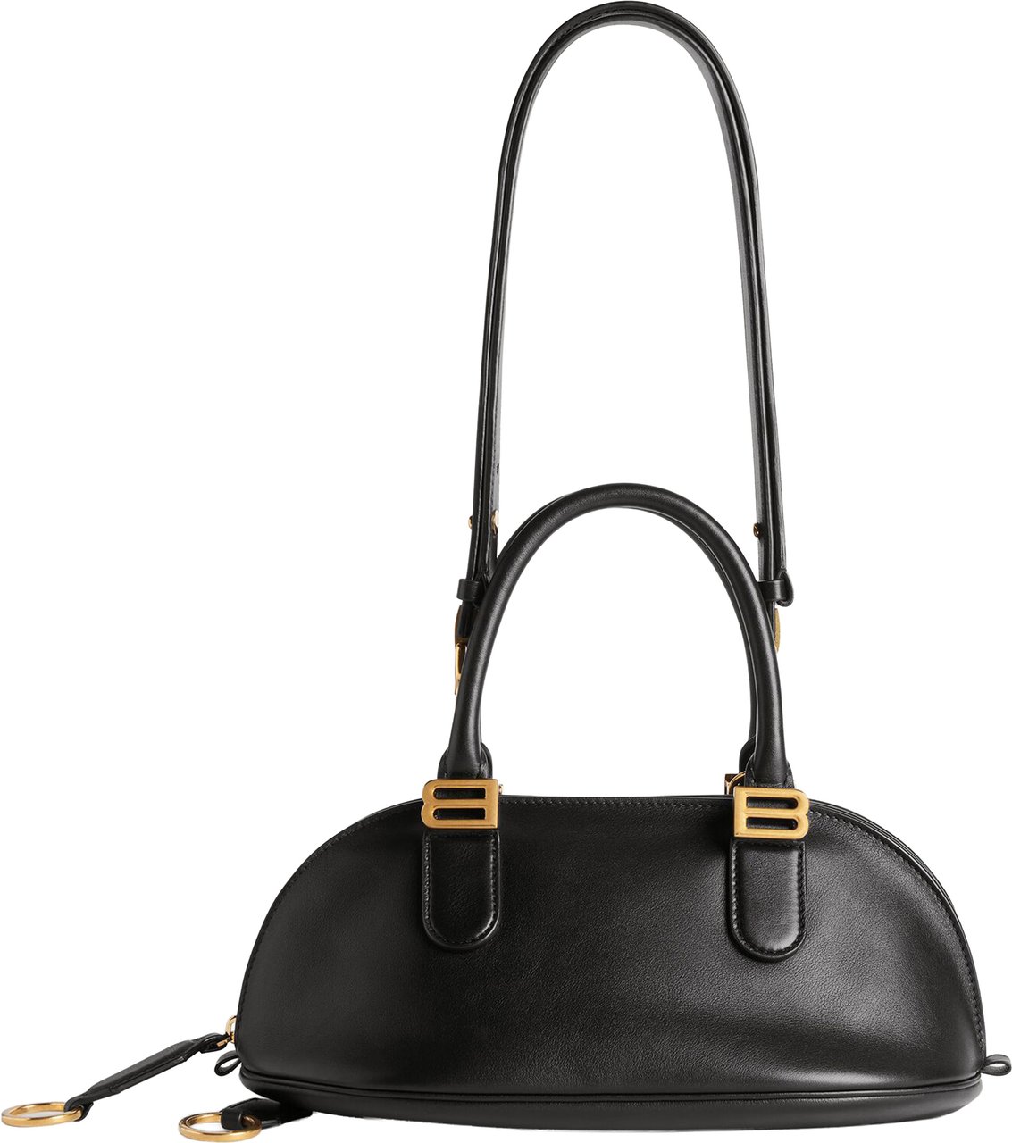 Balenciaga Black Bolero Bowling Mini Bag Zwart