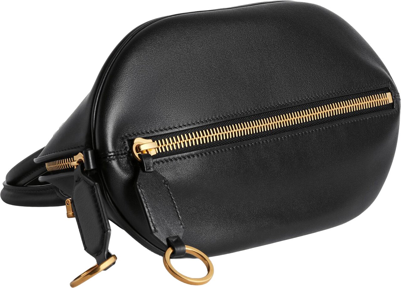 Balenciaga Black Bolero Bowling Mini Bag Zwart