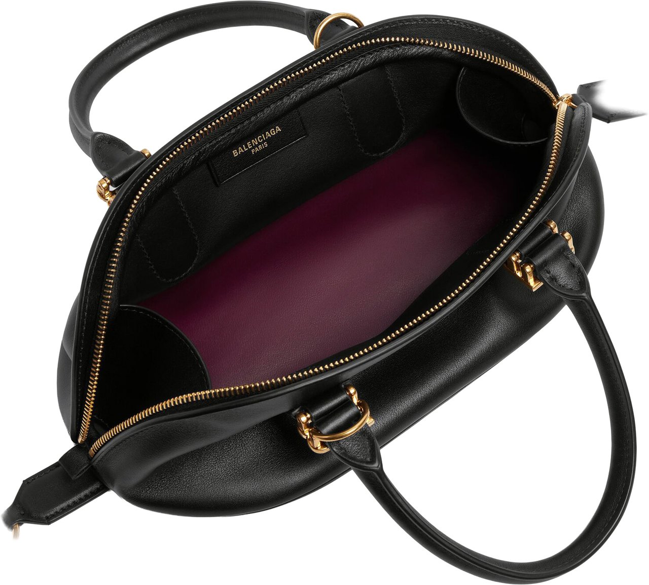 Balenciaga Black Bolero Bowling Mini Bag Zwart