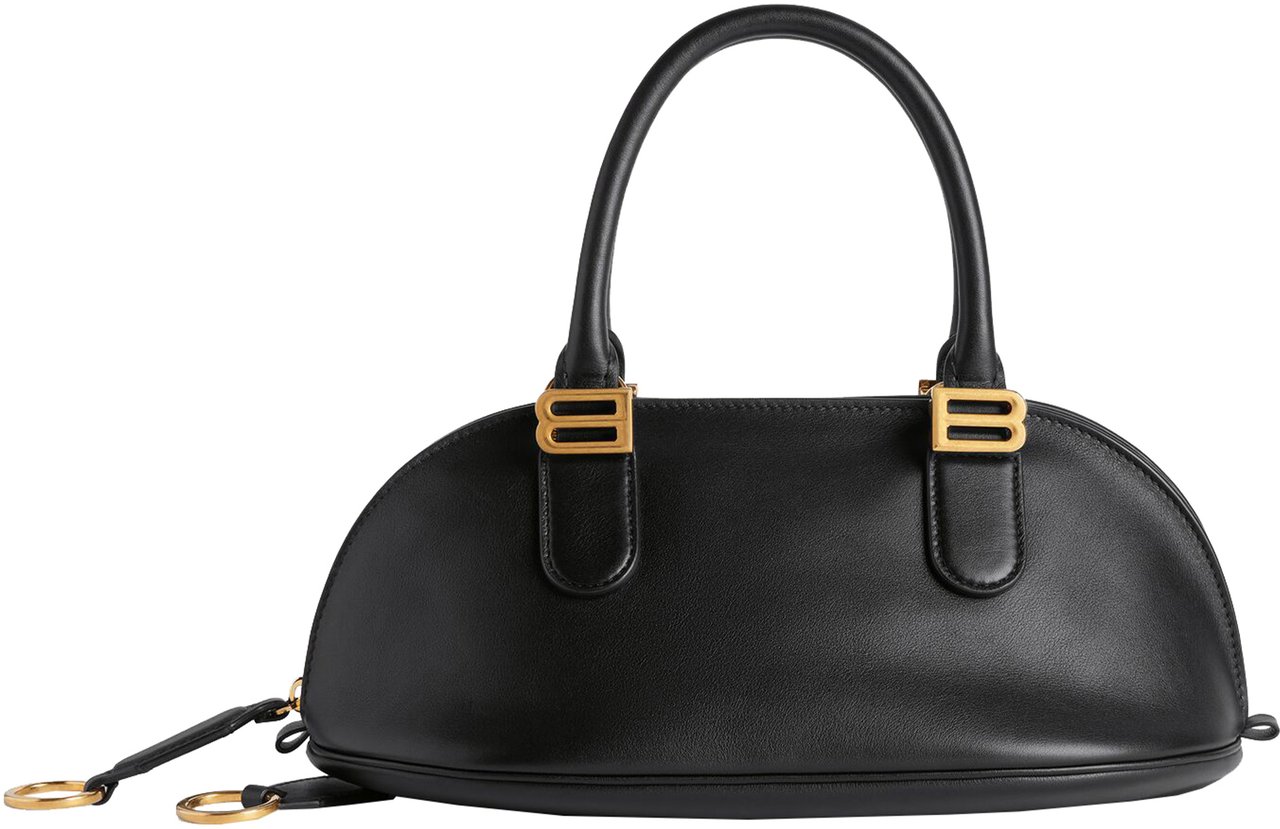 Balenciaga Black Bolero Bowling Mini Bag Zwart