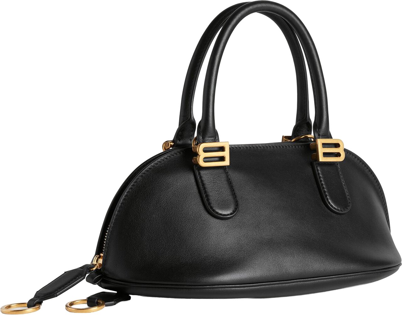 Balenciaga Black Bolero Bowling Mini Bag Zwart