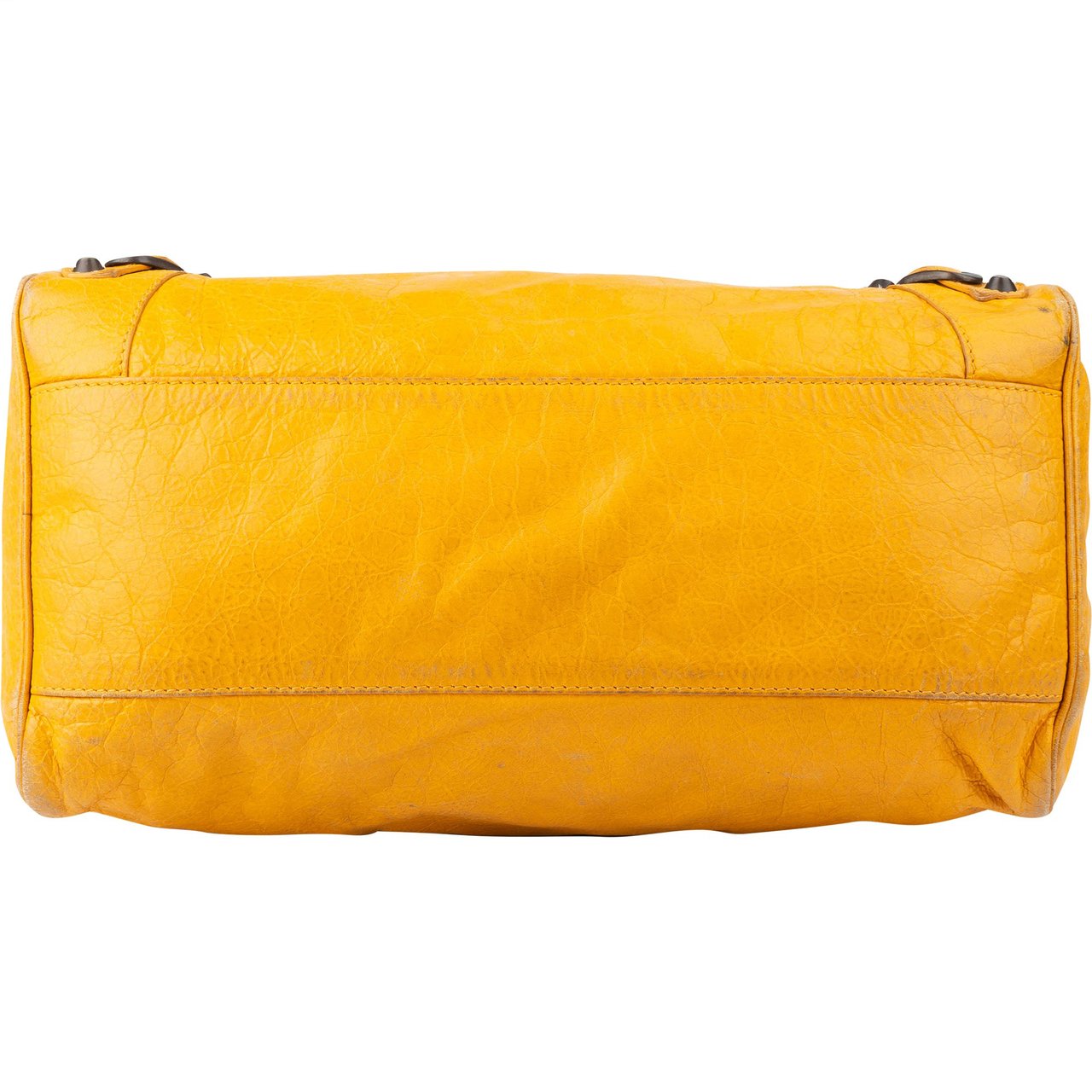 Balenciaga Balenciaga Yellow Leather City Handbag Geel