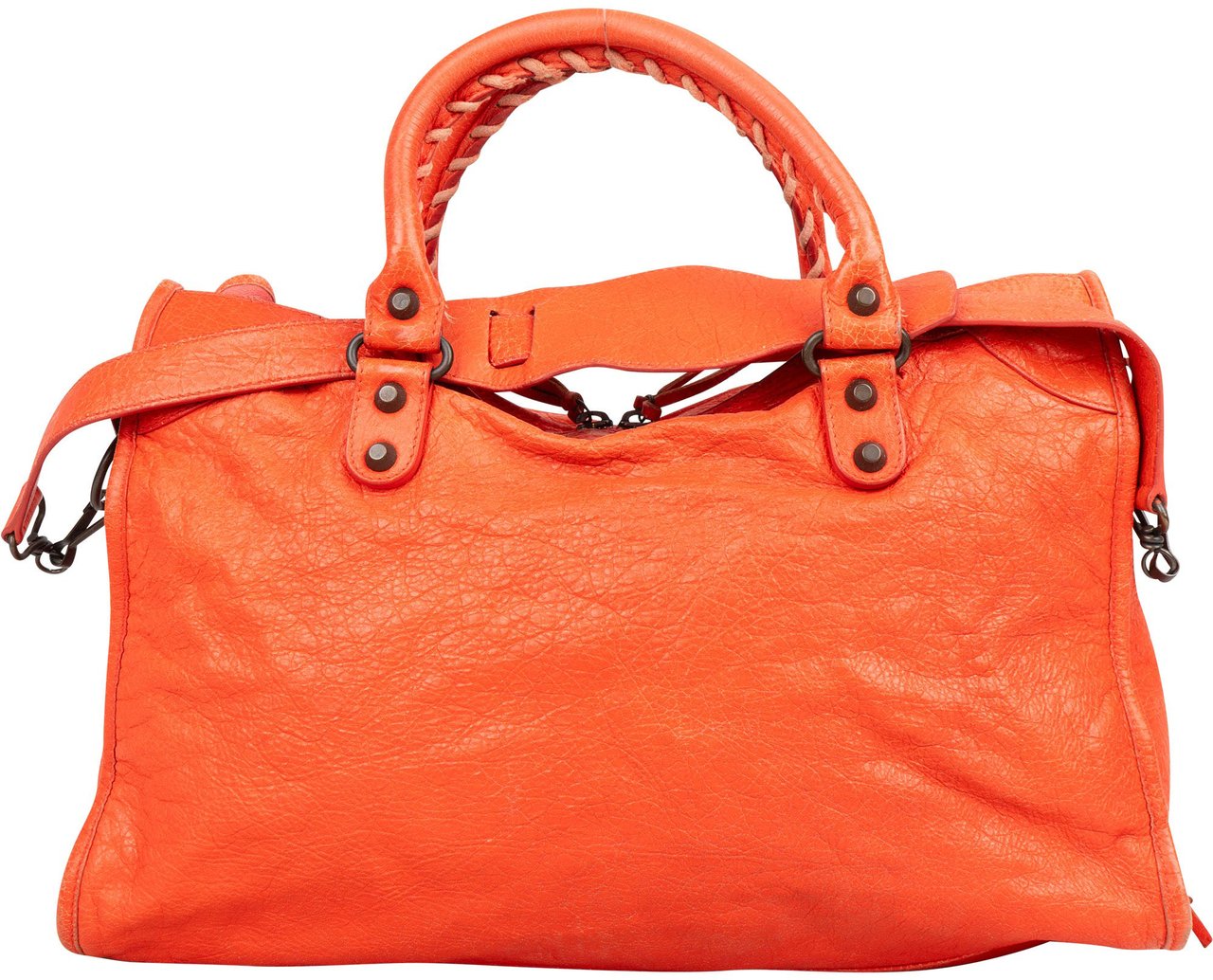 Balenciaga Balenciaga Leather Classic City Handbag Rood