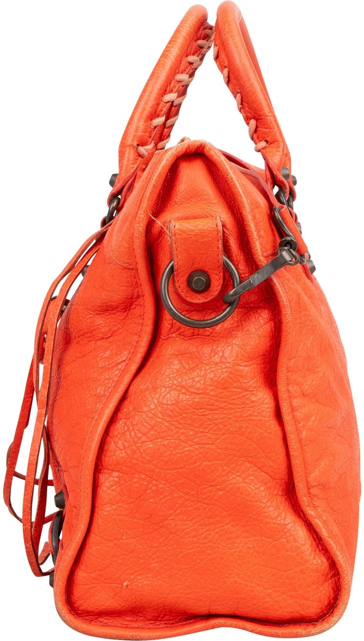 Balenciaga Balenciaga Leather Classic City Handbag Rood