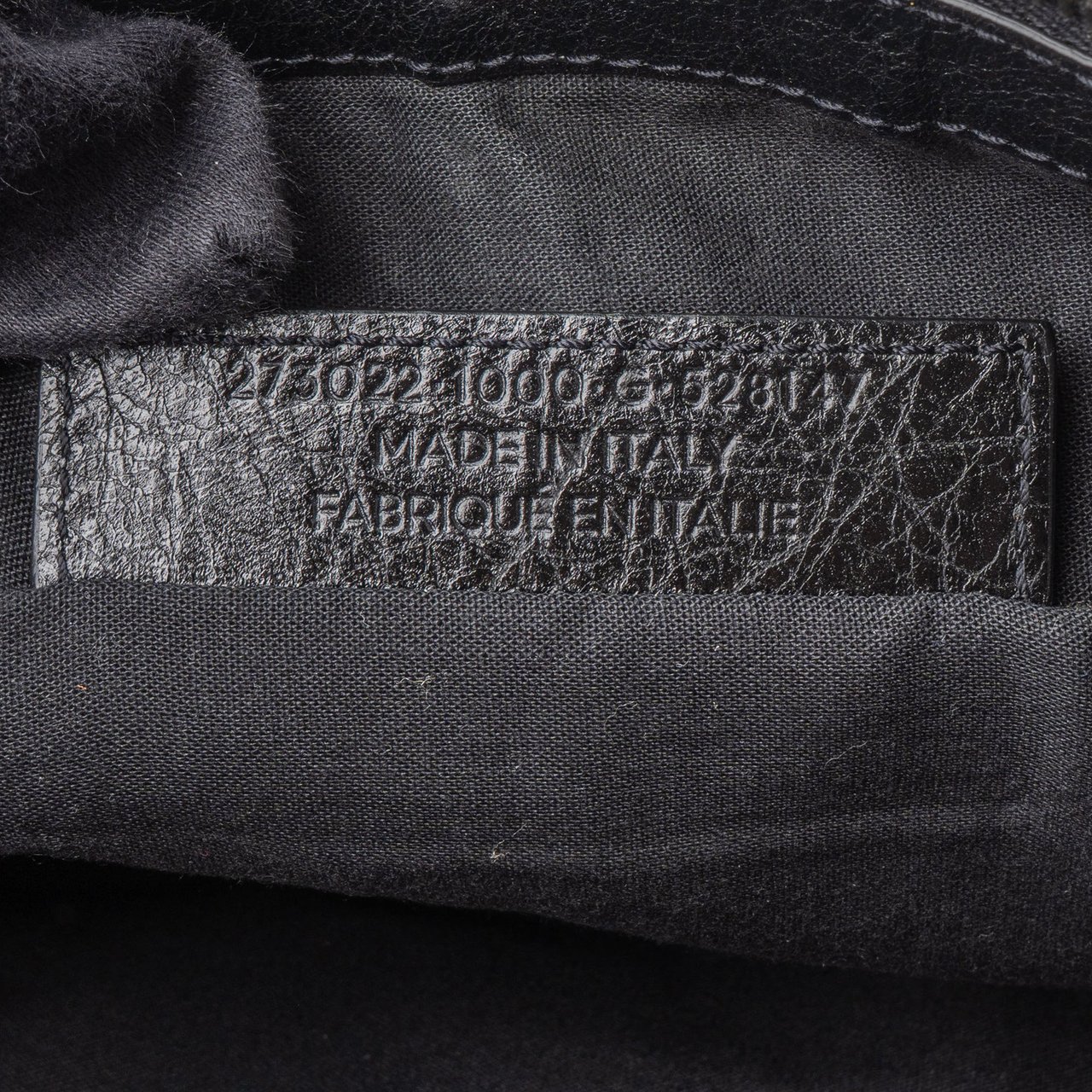 Balenciaga Black Leather City Clutch Zwart