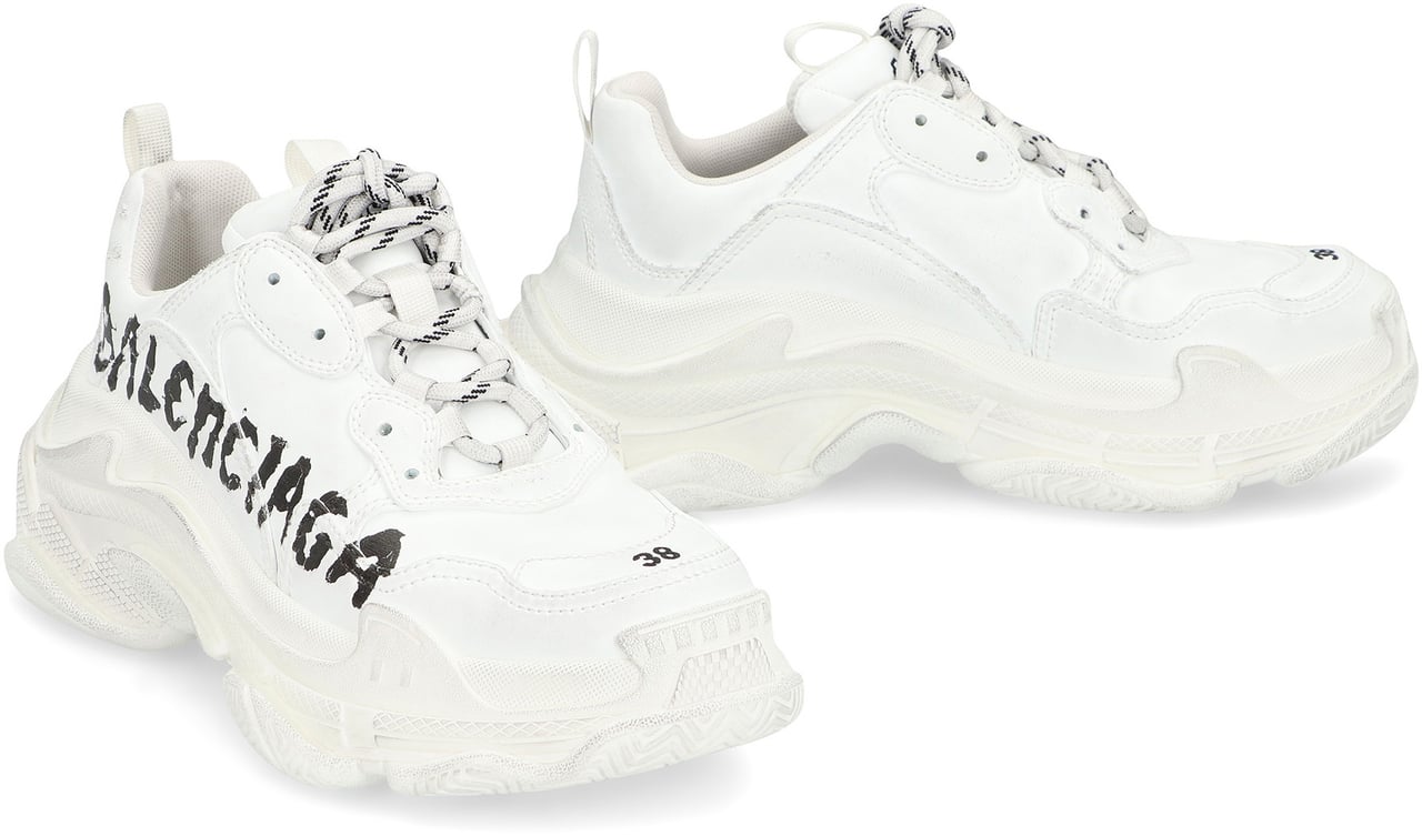 Balenciaga Triple S Low-top sneakers Wit