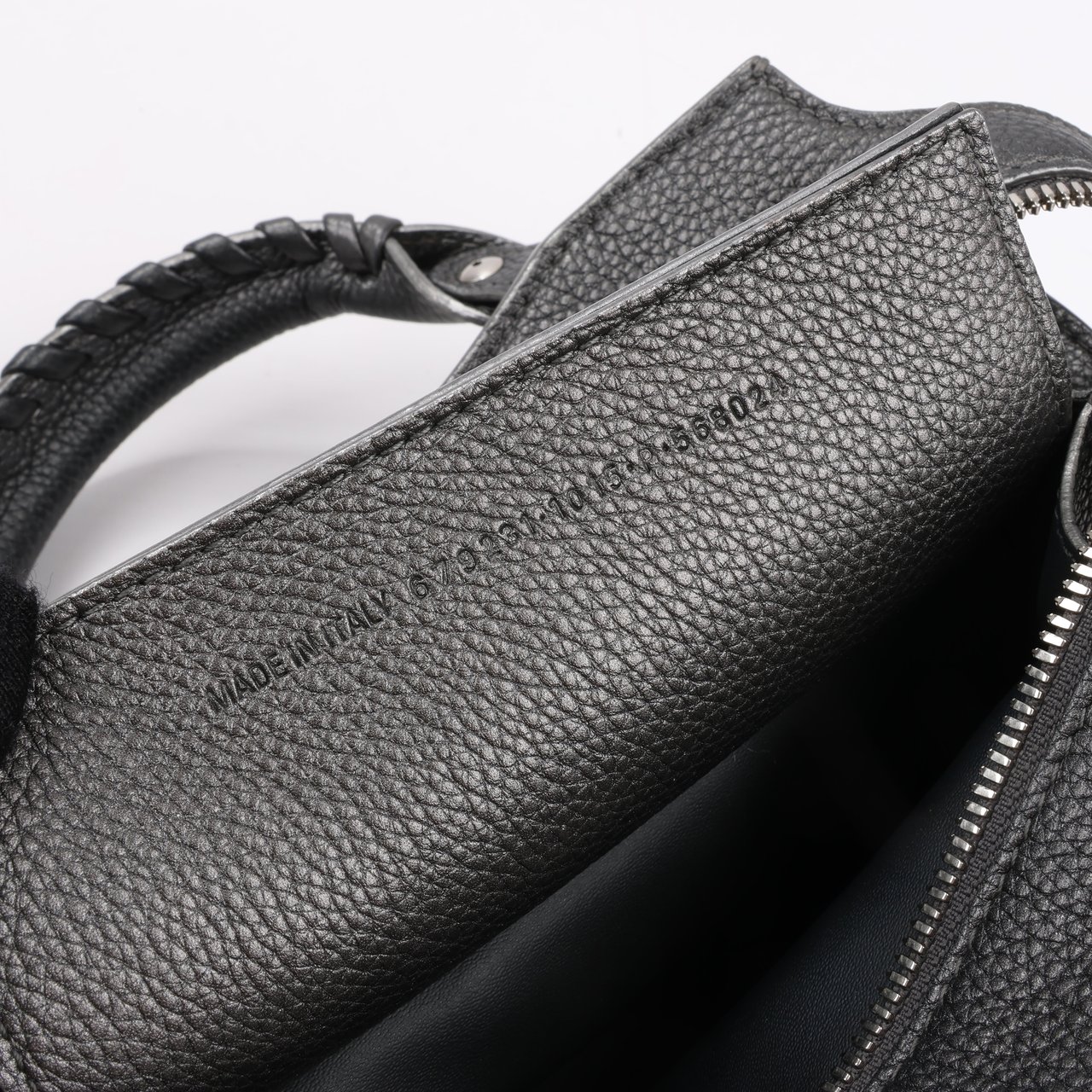 Balenciaga Balenciaga Mini Neo Classic City Leather 2Way Handbag in Grey 679231 Grijs