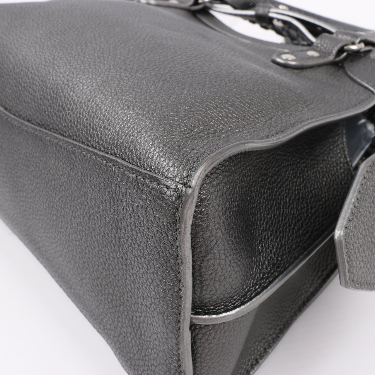 Balenciaga Balenciaga Mini Neo Classic City Leather 2Way Handbag in Grey 679231 Grijs