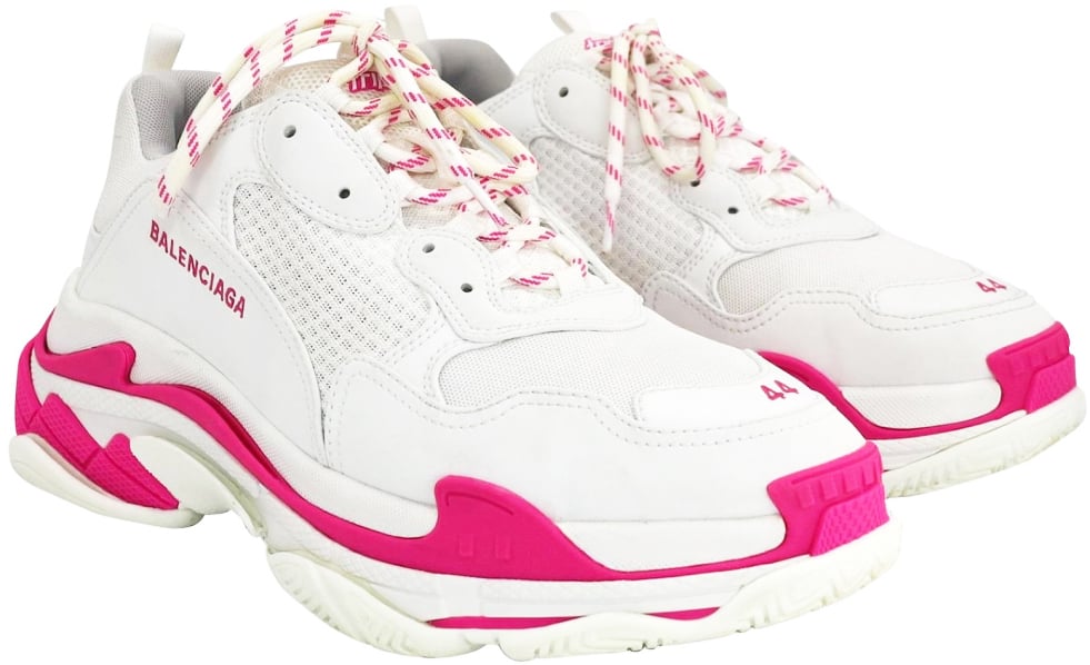 Balenciaga Triple S Logo Sneakers Wit