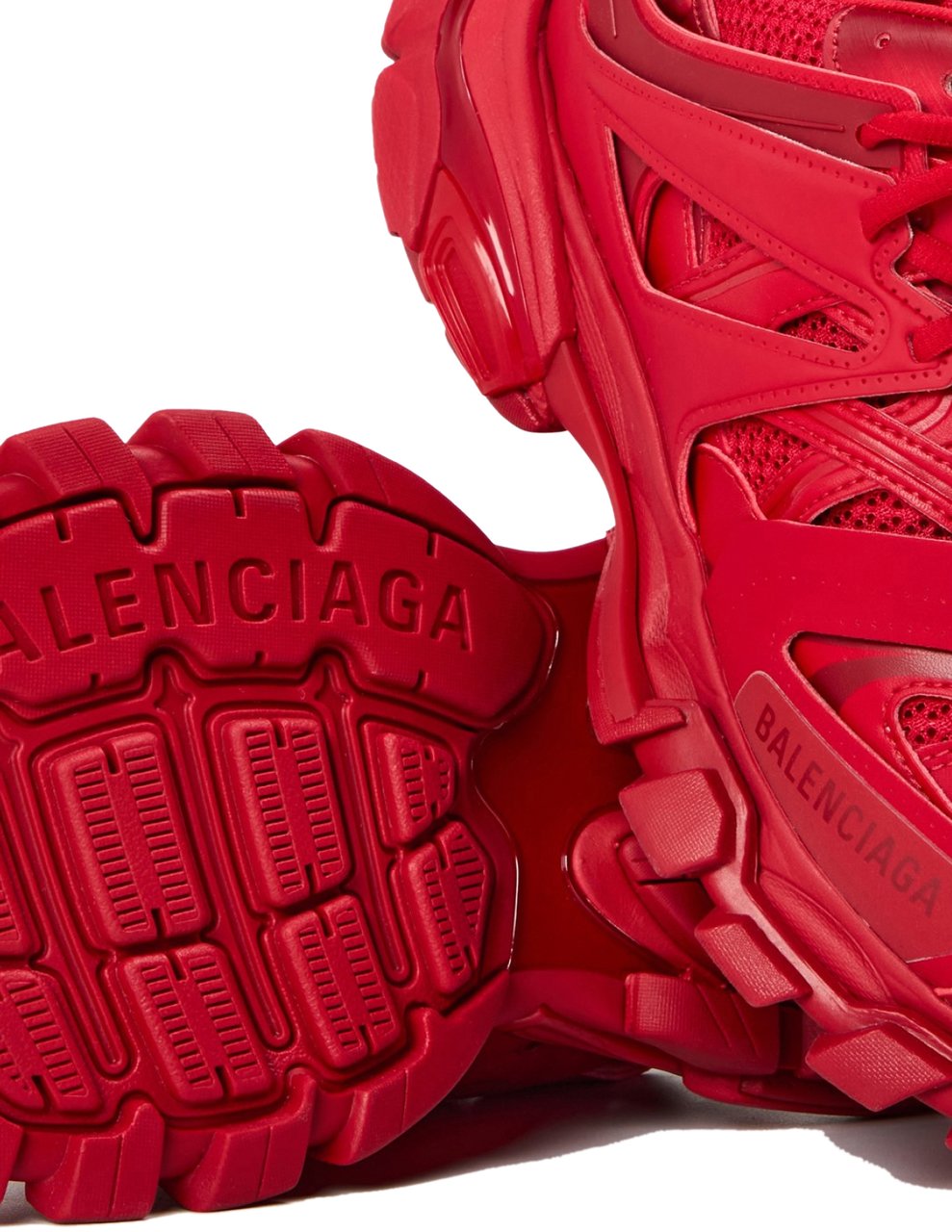Balenciaga Track Logo Sneakers Rood