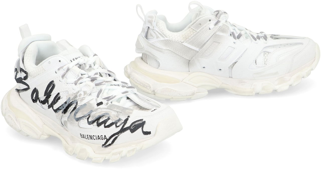 Balenciaga Track Signature low-top sneakers Wit