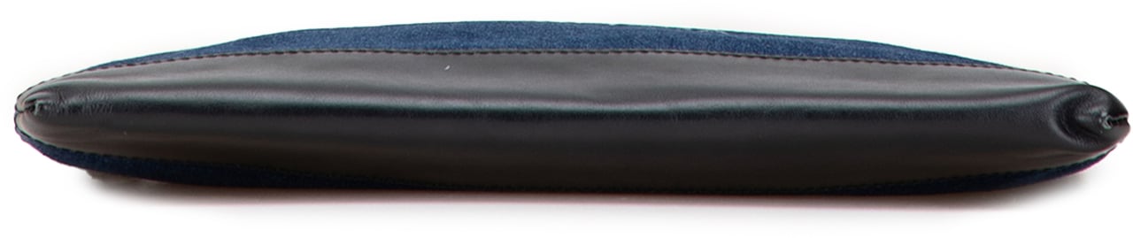 Balenciaga Denim Navy Clip M Clutch Blauw