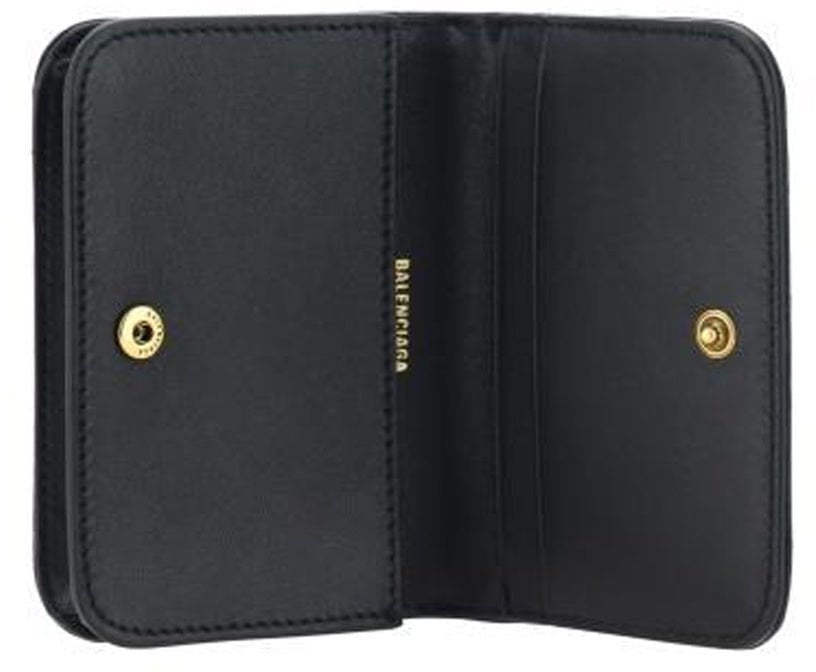 Balenciaga Balenciaga Leather BB Wallet And Card Holder Divers