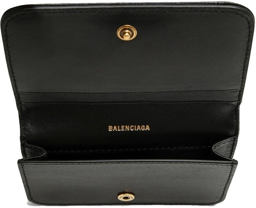 Balenciaga Balenciaga Leather BB Wallet And Card Holder Divers