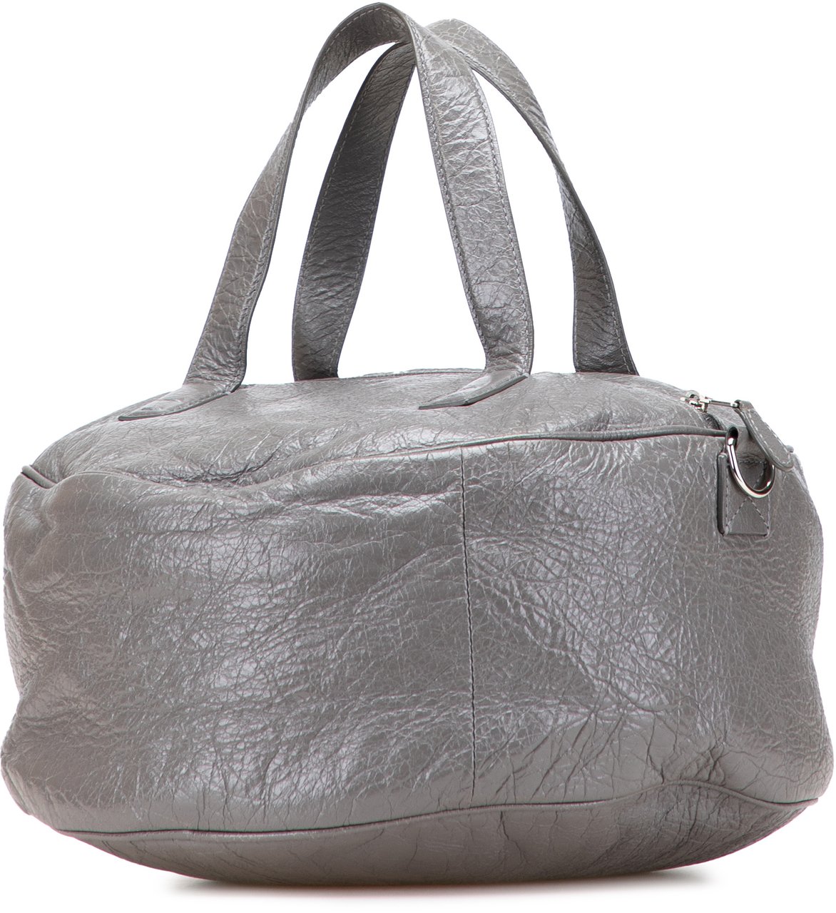 Balenciaga Leather Arena Air Hobo Grijs