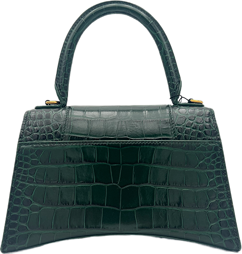 Balenciaga Balenciaga Hourglass - Green Croc Groen