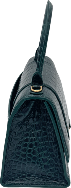 Balenciaga Balenciaga Hourglass - Green Croc Groen