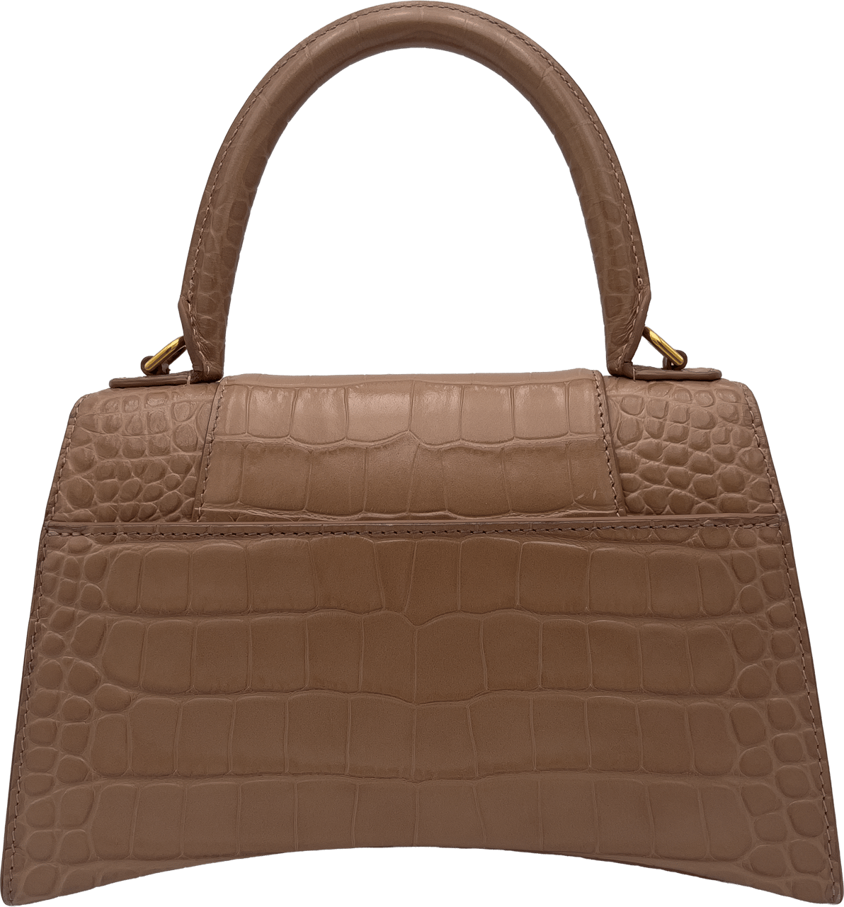 Balenciaga Balenciaga Hourglass - Nude Croc Beige