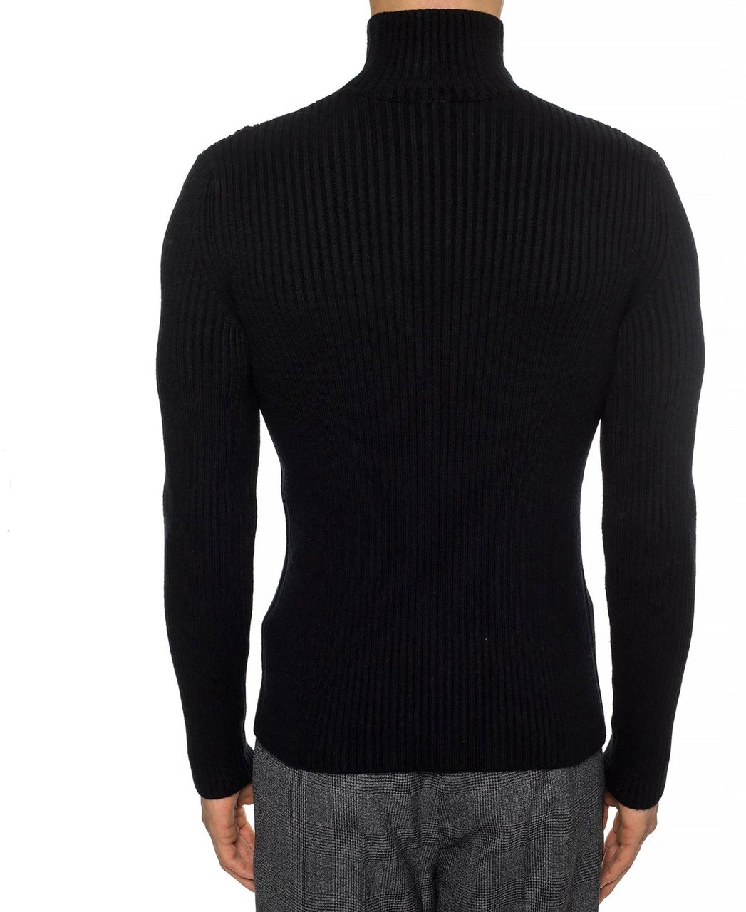 Balenciaga Balenciaga Cashmere Blend Rib Knit Turtleneck Zwart